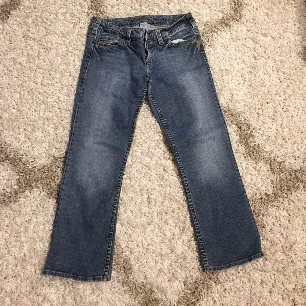 Silver capris
